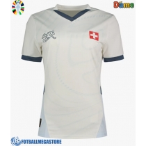 Fotballdrakt Dame Sveits Bortedrakt EM 2024 Kortermet